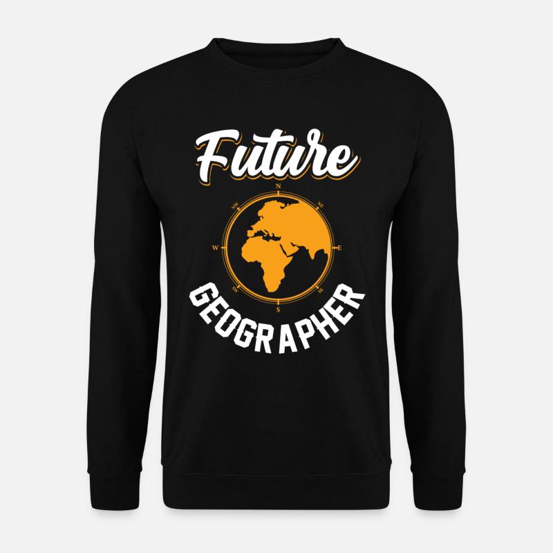 Future Geography Student Geography - Unisex Sweatshirt - black