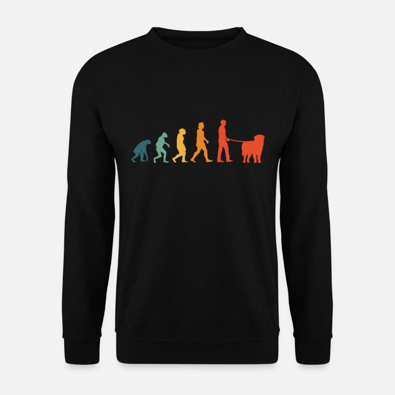 Leonberger Evolution Rétro - Sweat-shirt Unisexe - noir