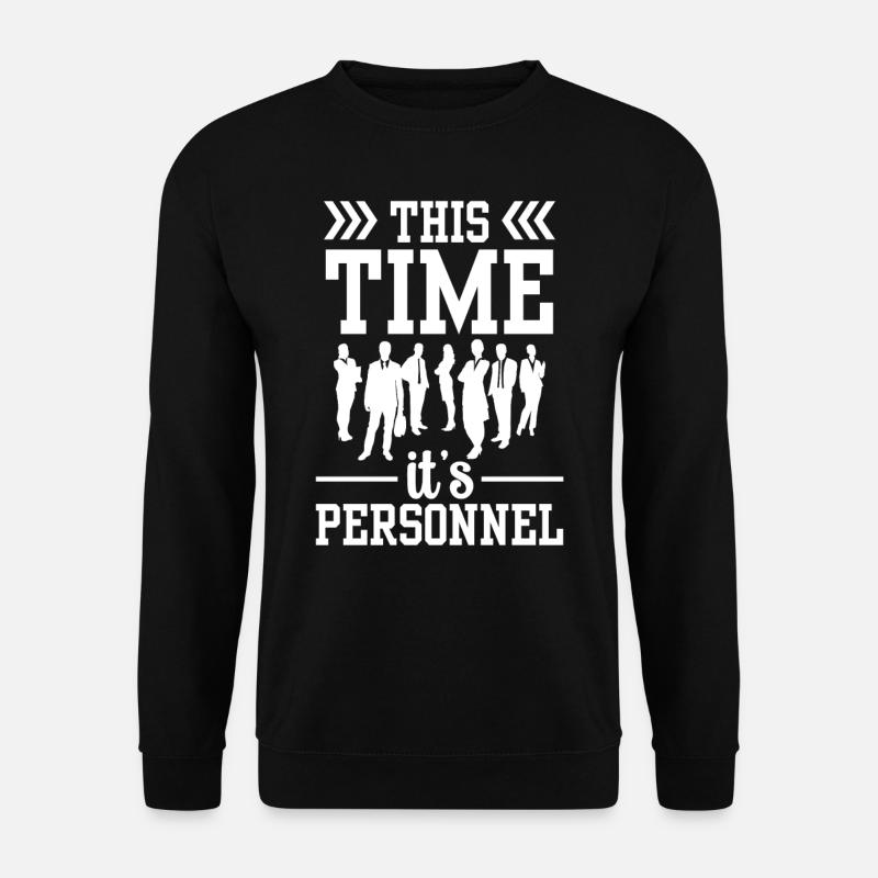 Humanressourcen HR Human Resources Personaler - Unisex Pullover - Schwarz