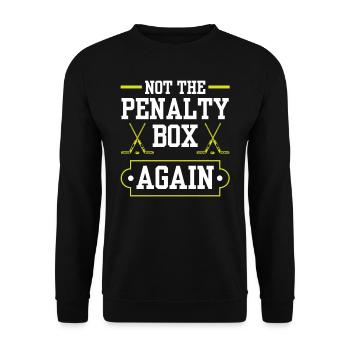Ice Hockey Penalty Bench Penalty Box Ice Hockey Players - Unisex Sweatshirt - black - Front - Alina (178cm) & Michal (187cm)
