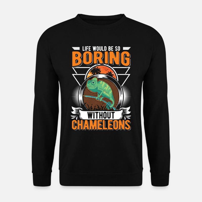 Cadeau Caméléon Caméléon - Sweat-shirt Unisexe - noir