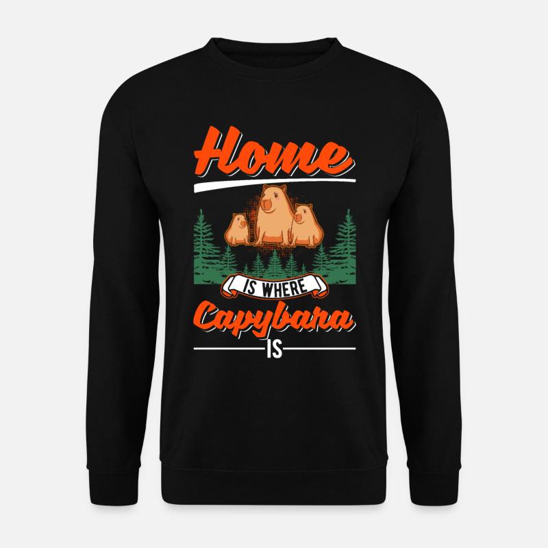 Capybara Accueil Capybara Capibara - Sweat-shirt Unisexe - noir
