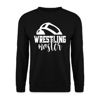 Champion in Wrestling Wrestler Wrestling Wrestler - Unisex Sweatshirt - black - Front - Alina (178cm) & Michal (187cm)