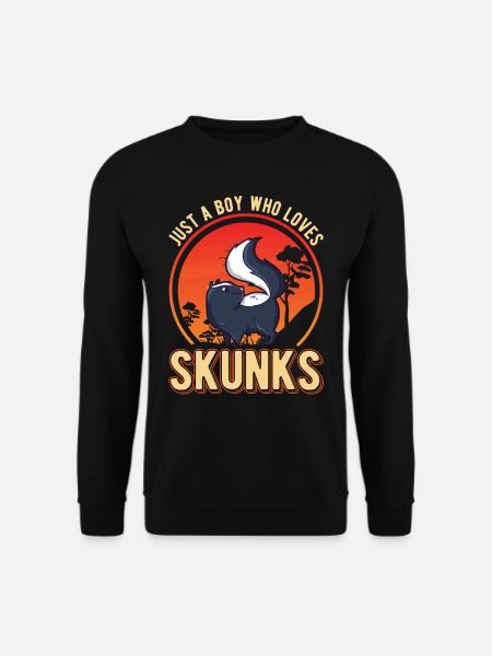 Skunk Boy Skunk - Sweat-shirt Unisexe - noir