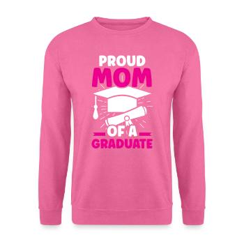 Fière mère d’un diplôme d’études supérieures - Sweat-shirt Unisexe - rose - Devant