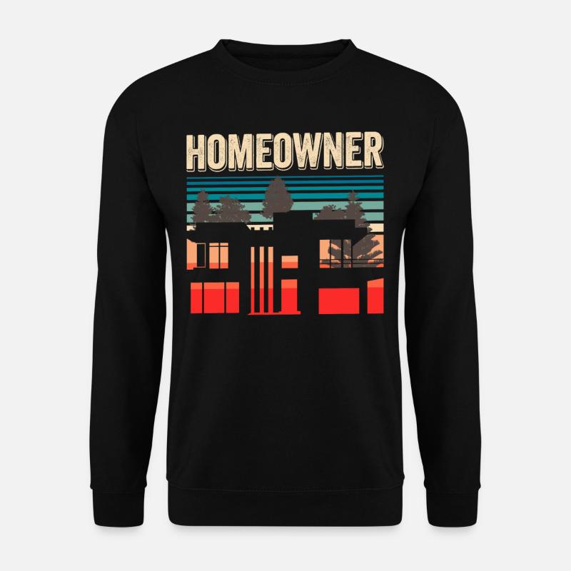 Propriétaire Propriétaire Maison propriétaire - Sweat-shirt Unisexe - noir
