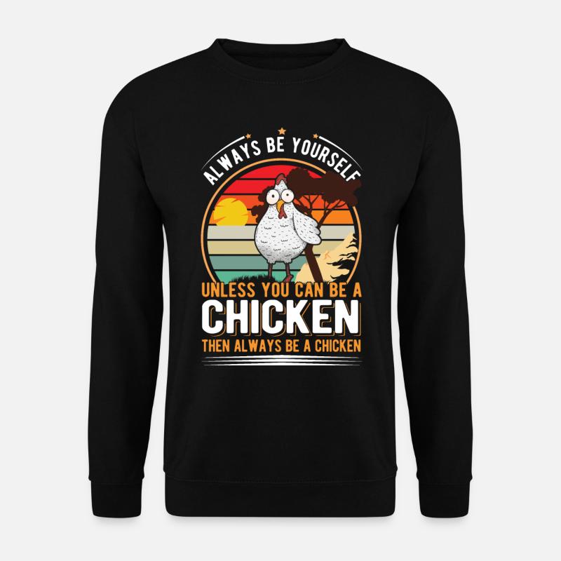 Chicken Gift Farmer Chicken Coop - Unisex Sweatshirt - black