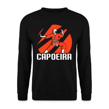 Entraînement à la Capoeira Arts Martiaux Hobby Brésilien - Sweat-shirt Unisexe - noir - Devant - Alina (178cm) & Michal (187cm)