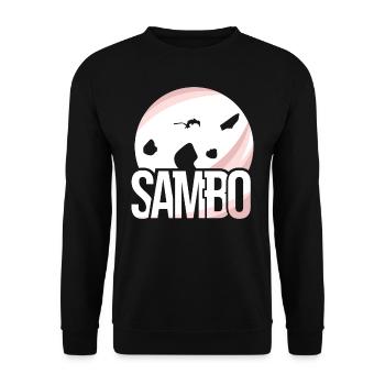 Sambo Trainer Martial Arts Martial Arts Training - Unisex Sweatshirt - black - Front - Alina (178cm) & Michal (187cm)