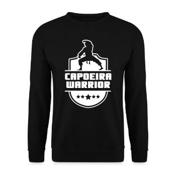 Capoeira Warrior Hobby Arts Martiaux Brésilien - Sweat-shirt Unisexe - noir - Devant - Alina (178cm) & Michal (187cm)
