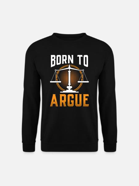Né pour plaider avocat avocat - Sweat-shirt Unisexe - noir