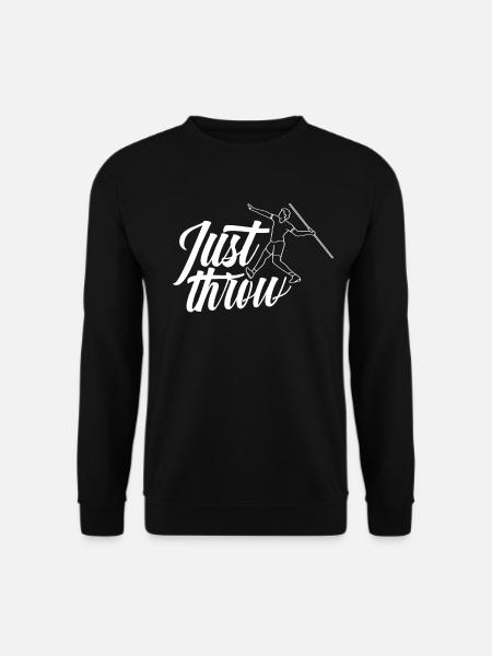 Einfach Werfen Speerwerfen Speerwurf Speerwerfer - Unisex Pullover - Schwarz