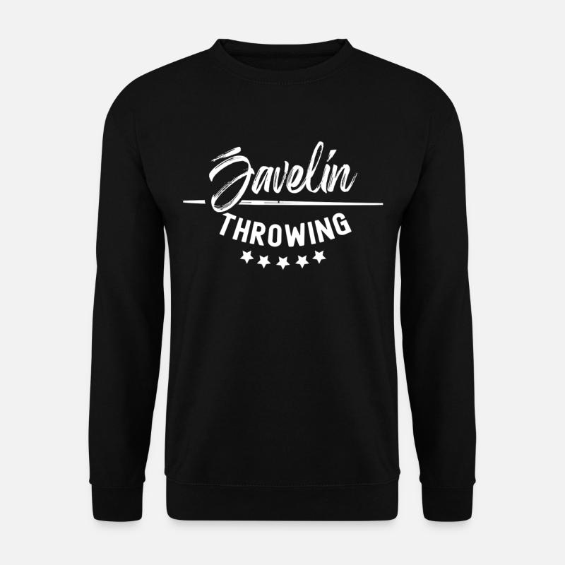 Speerwerfen Speerwurf Speer Speerwerfer - Unisex Pullover - Schwarz