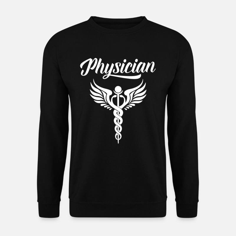 Arzt Doktor Mediziner Medizin Beruf - Unisex Pullover - Schwarz