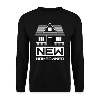Maison de propriétaire propriétaire neuf - Sweat-shirt Unisexe - noir - Devant - Alina (178cm) & Michal (187cm)