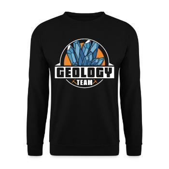 Geology Team Geologist Geology Student Profession - Unisex Sweatshirt - black - Front - Alina (178cm) & Michal (187cm)