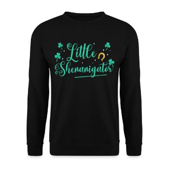 Little Schenanigator Irlandais Irlandais Irlande Gaélique - Sweat-shirt Unisexe - noir - Devant - Alina (178cm) & Michal (187cm)