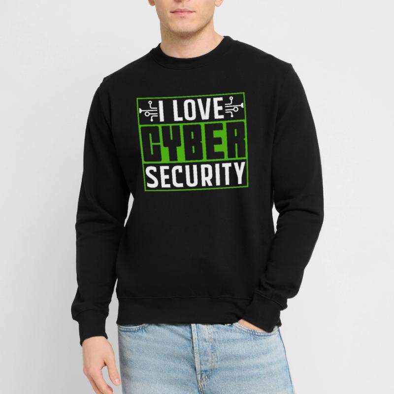 J’adore Cybersecurity Hack IT Security Hacker Sweat-shirt Unisexe