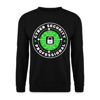 Piratage de pirates informatiques professionnels de la cybersécurité - Sweat-shirt Unisexe - noir - Devant - Alina (178cm) & Michal (187cm)