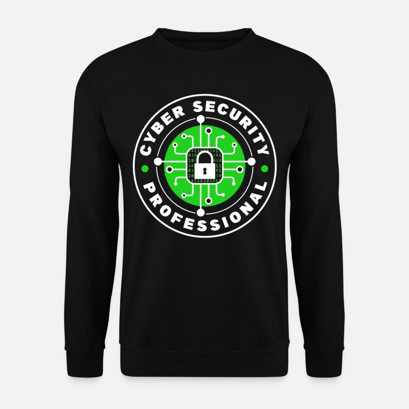 Cybersecurity Profi IT Sicherheit Hacker Hacking - Unisex Pullover - Schwarz