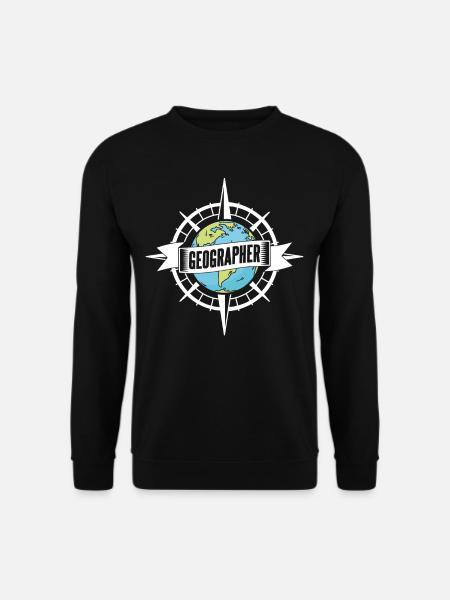 Géographie Profession Géographie Géographie Étudiant - Sweat-shirt Unisexe - noir