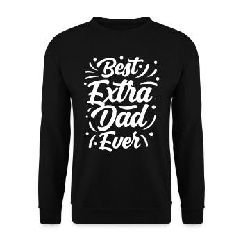 The Best Surrogate Father of All Time Stepfather - Unisex Sweatshirt - black - Front - Alina (178cm) & Michal (187cm)