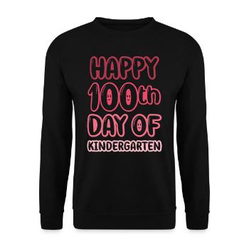 Joyeux 100 jours de maternelle Team Süß - Sweat-shirt Unisexe - noir - Devant - Alina (178cm) & Michal (187cm)