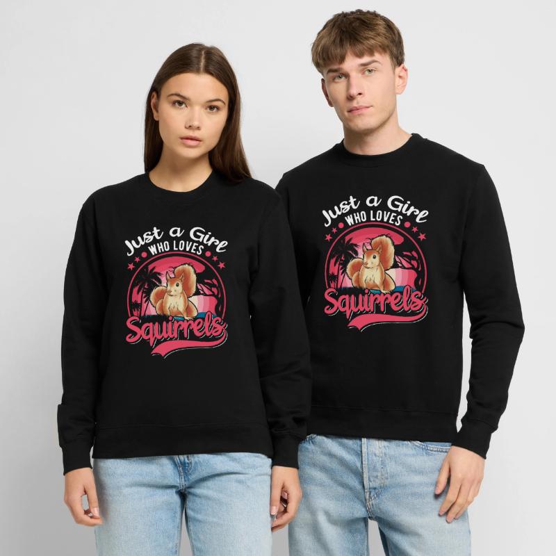 Eichhörnchen Mädchen Squirrel Grauhörnchen Unisex Pullover
