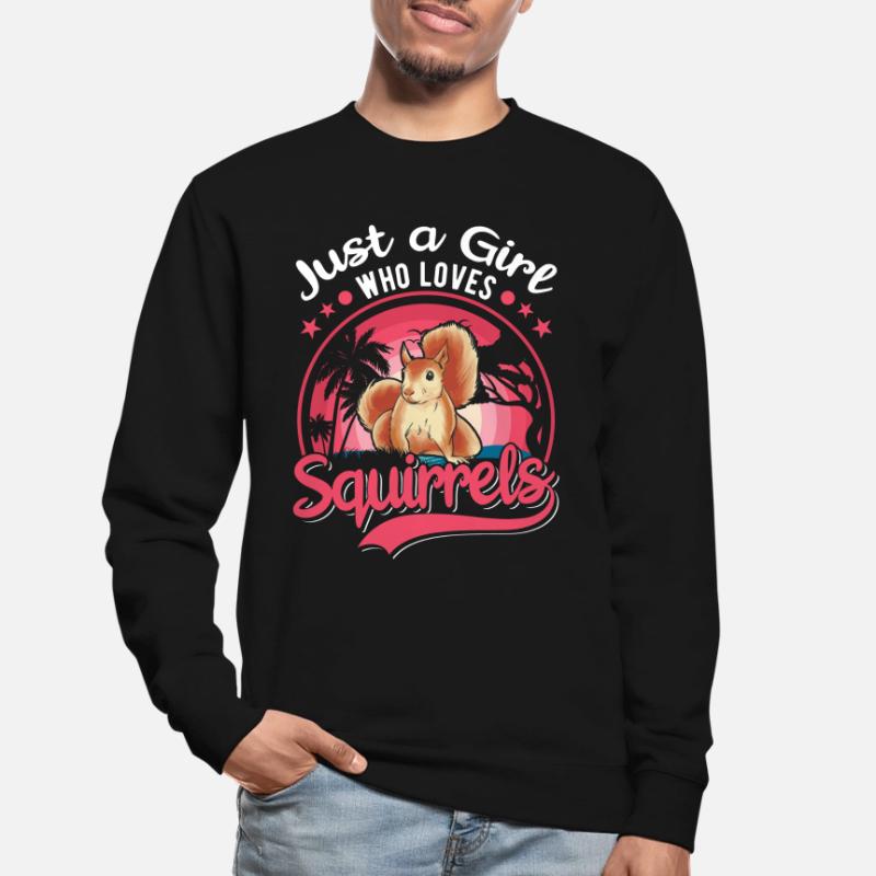 Eichhörnchen Mädchen Squirrel Grauhörnchen Unisex Pullover
