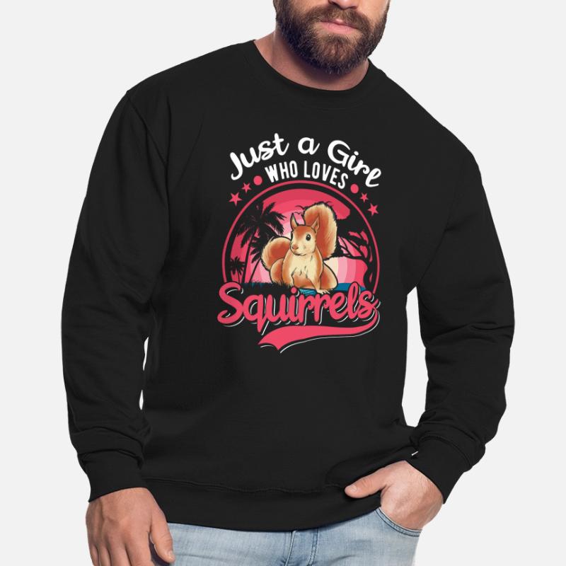 Eichhörnchen Mädchen Squirrel Grauhörnchen Unisex Pullover