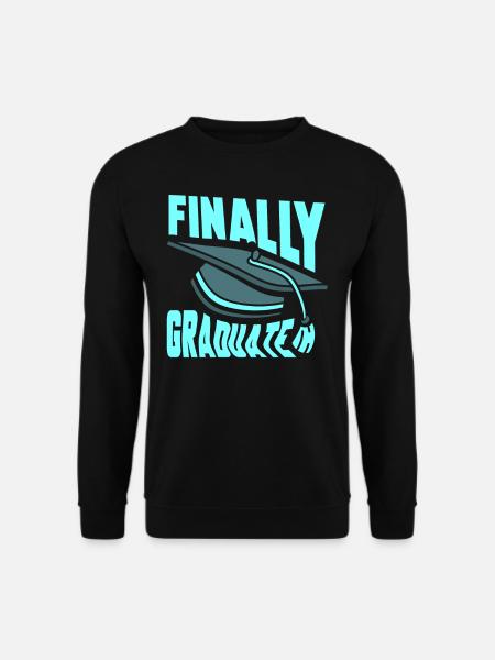 Finally Graduated Graduate Graduate - Unisex Sweatshirt - black