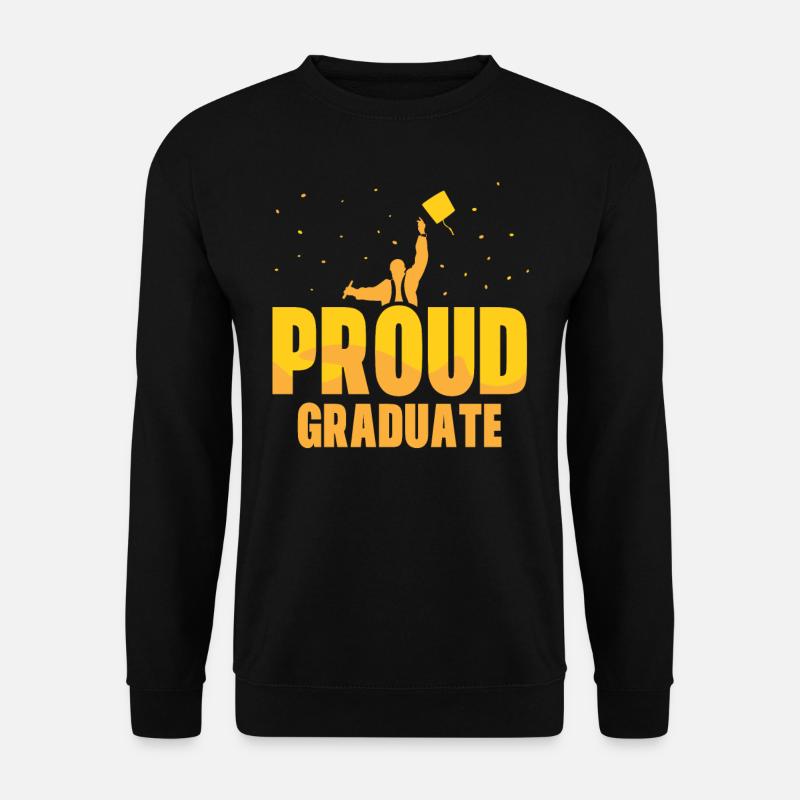 Stolzer Absolvent Graduiertenfest Graduierte - Unisex Pullover - Schwarz