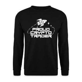 Fier Crypto Trader Trade Crypto Trading - Sweat-shirt Unisexe - noir - Devant - Alina (178cm) & Michal (187cm)