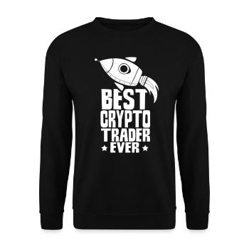 Meilleur crypto trader de tous les temps Trader Crypto - Sweat-shirt Unisexe - noir - Devant - Alina (178cm) & Michal (187cm)