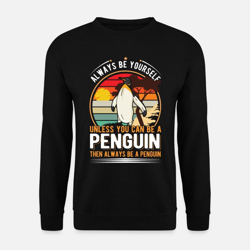 Penguin Gift Penguin - Unisex Sweatshirt - black