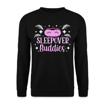 Nuit entre amis Nuitée - Sweat-shirt Unisexe - noir - Devant - Alina (178cm) & Michal (187cm)