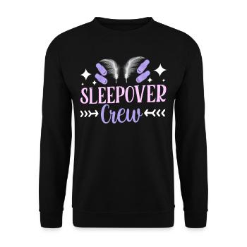 Nuit en équipe Nuitée Fête de nuit - Sweat-shirt Unisexe - noir - Devant - Alina (178cm) & Michal (187cm)