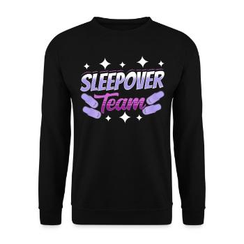 Nuit en équipe Party Nuitée - Sweat-shirt Unisexe - noir - Devant - Alina (178cm) & Michal (187cm)