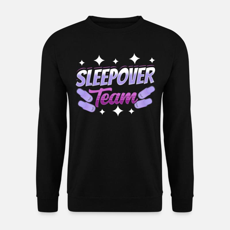 Nuit en équipe Party Nuitée - Sweat-shirt Unisexe - noir
