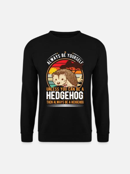 Hedgehog Gift Hedgehog - Unisex Sweatshirt - black
