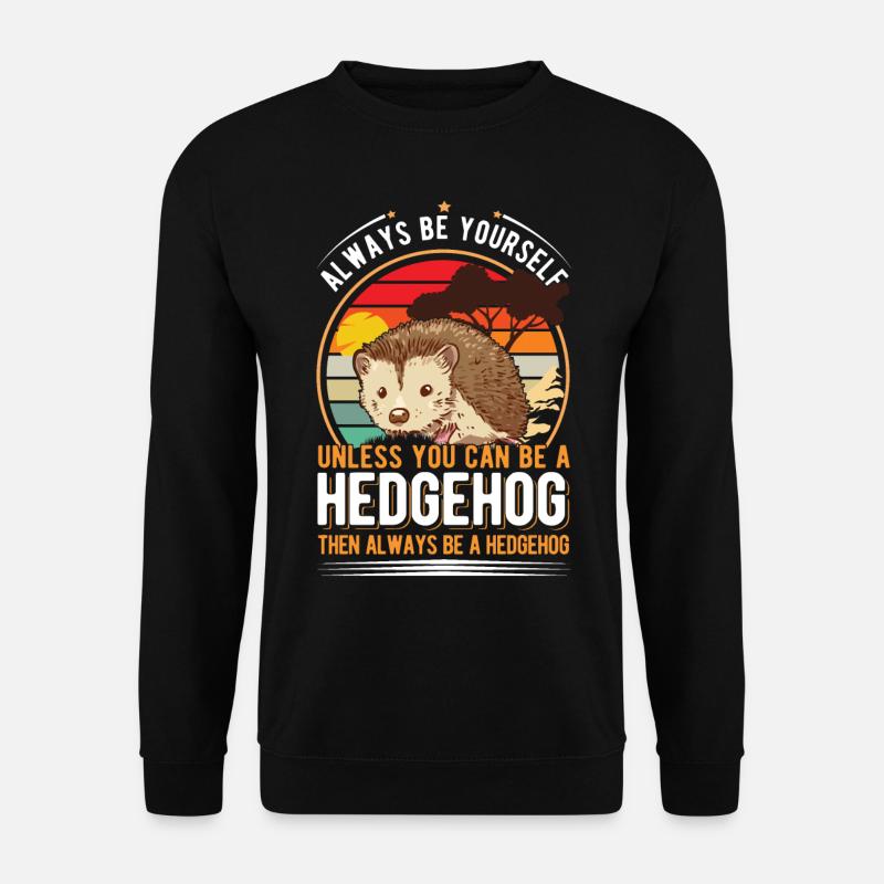 Hedgehog Gift Hedgehog - Unisex Sweatshirt - black