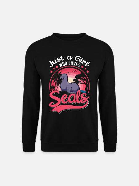 Seal Girls - Sweat-shirt Unisexe - noir