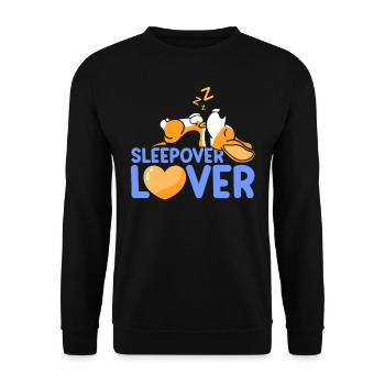 Amoureux de la nuit Nuitée - Sweat-shirt Unisexe - noir - Devant - Alina (178cm) & Michal (187cm)