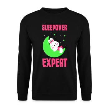 Expert pour les nuitées Nuitée Party sweet - Sweat-shirt Unisexe - noir - Devant - Alina (178cm) & Michal (187cm)