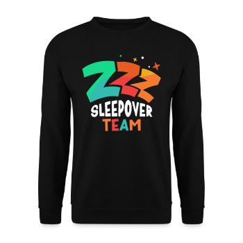 Nuitée Équipe Nuitée Sweet - Sweat-shirt Unisexe - noir - Devant - Alina (178cm) & Michal (187cm)