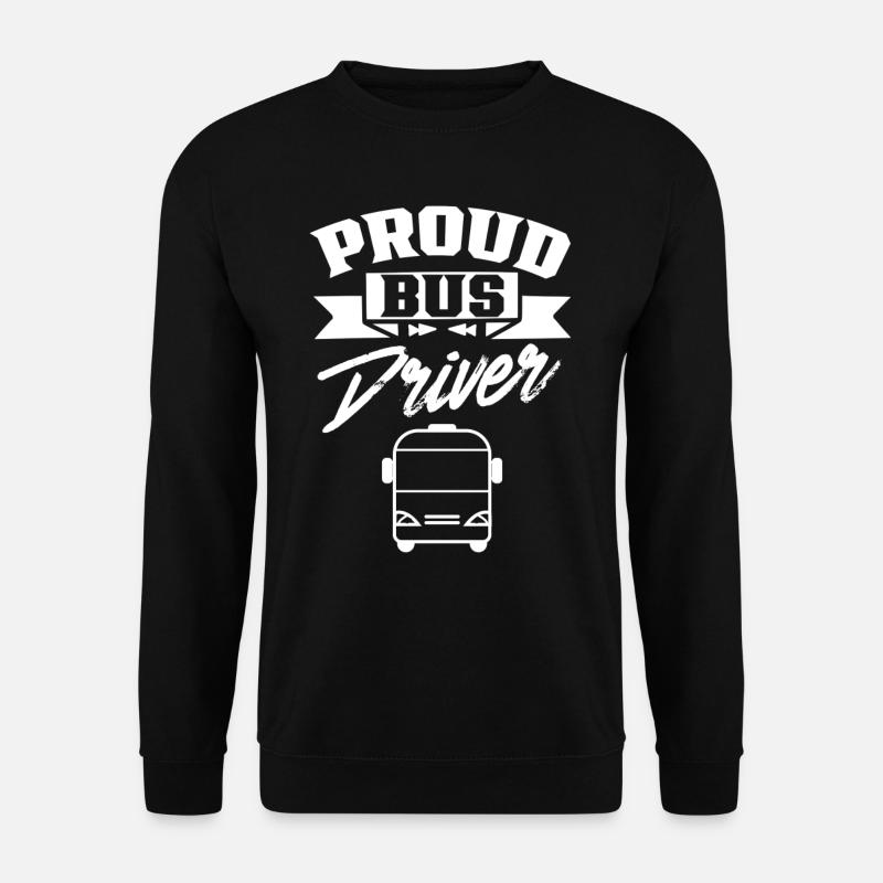 Proud Bus Driver Coach Bus Ride - Unisex Sweatshirt - black