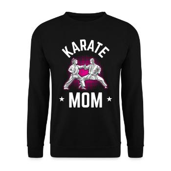 Karaté Mère Arts Martiaux Combattant d’Arts Martiaux - Sweat-shirt Unisexe - noir - Devant - Alina (178cm) & Michal (187cm)