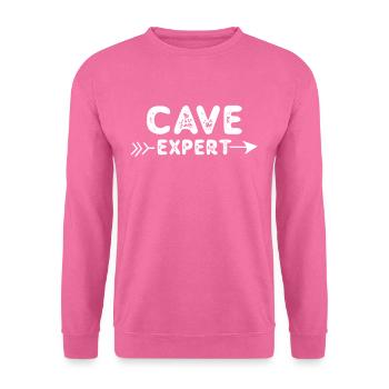 Cave Expert Cave Cave Spéléologie - Sweat-shirt Unisexe - rose - Devant