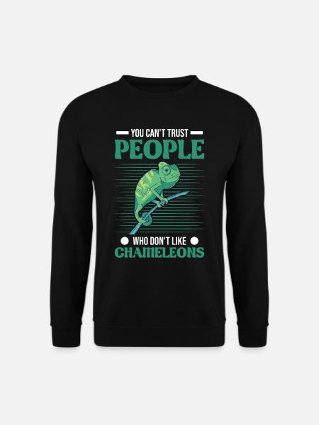 Chameleon amant Chameleon - Sweat-shirt Unisexe - noir