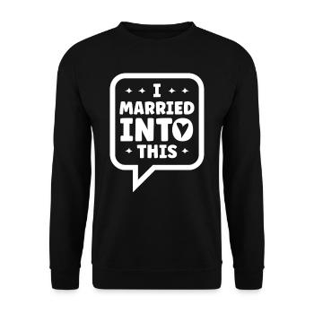 Je me suis marié dans cette famille Sweet - Sweat-shirt Unisexe - noir - Devant - Alina (178cm) & Michal (187cm)